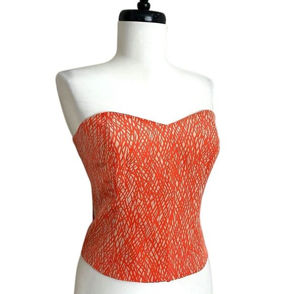 Bonnie Roseman vintage Silk Bustier Corset Tank Top Sz 6 Convertible Cocquette - Picture 3 of 11